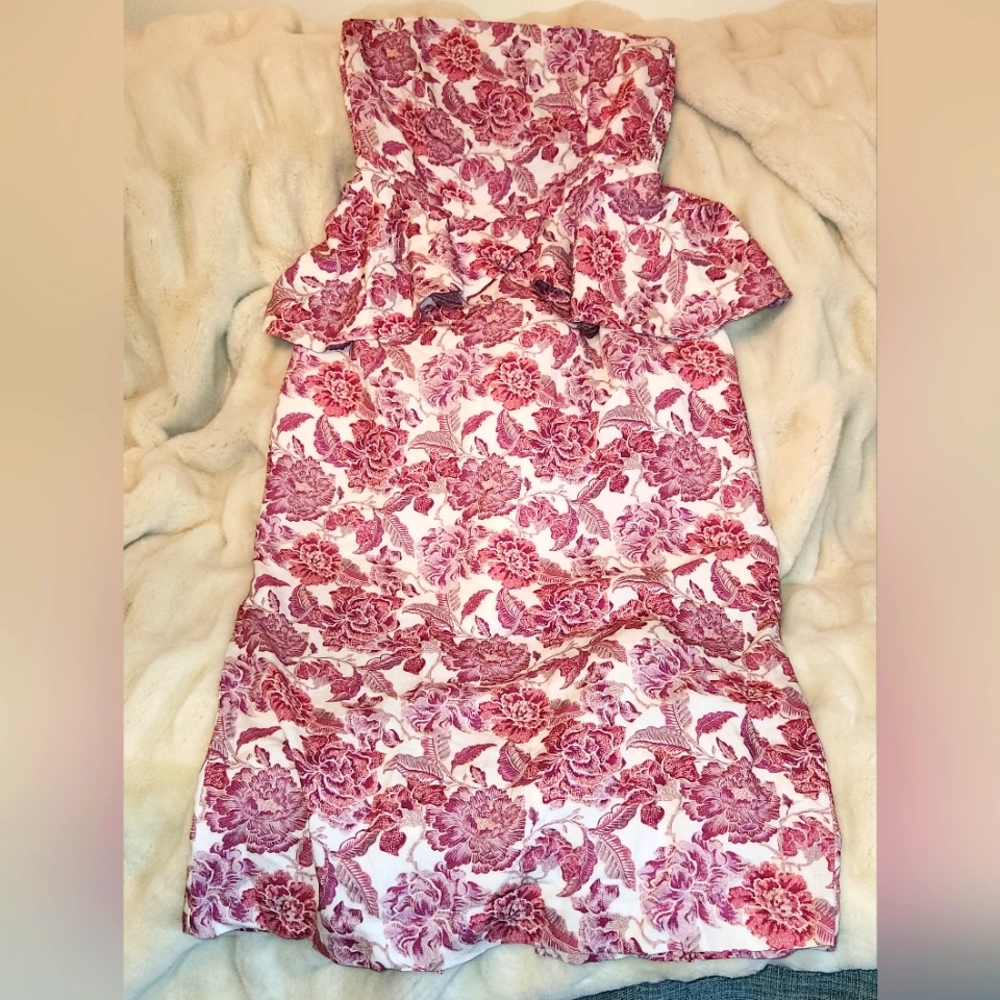 Hyacinth House Strapless Dress Small
